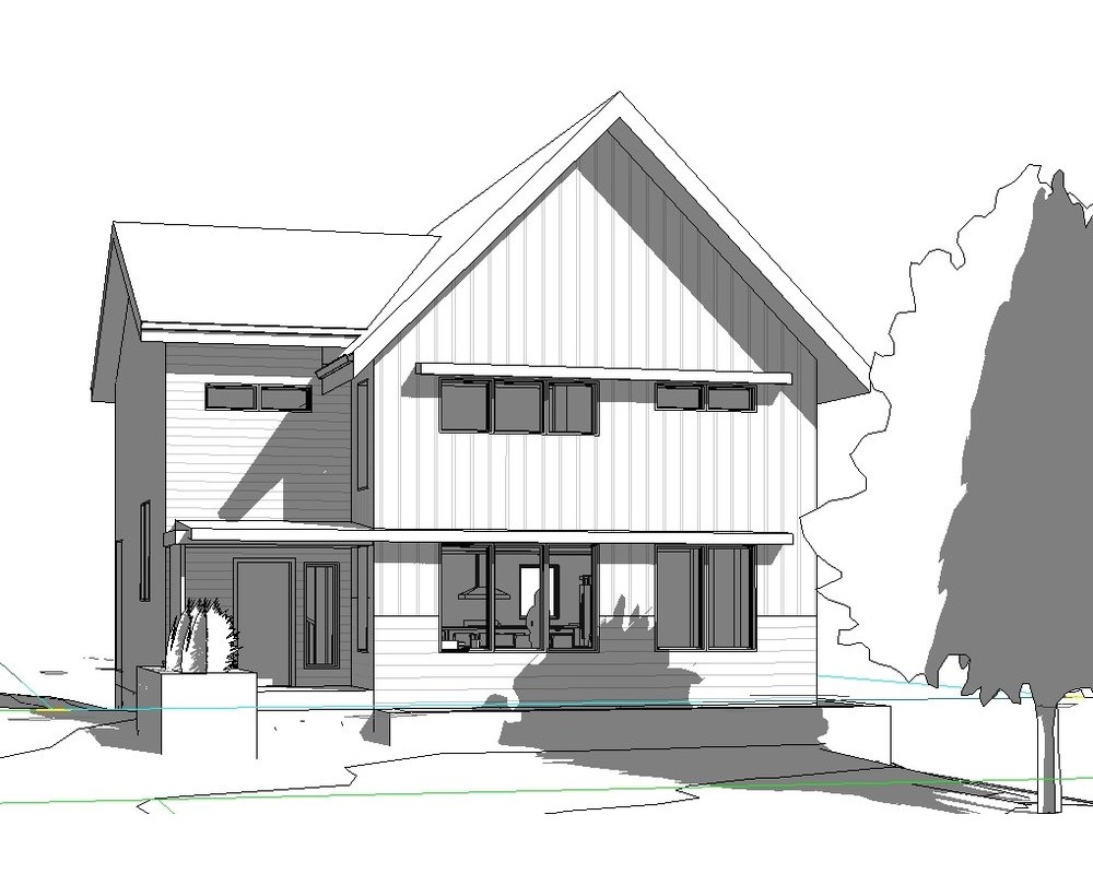 Initial passive house concept...
